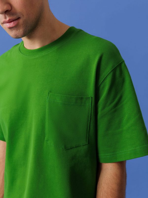 футболка мужская унисекс зеленая