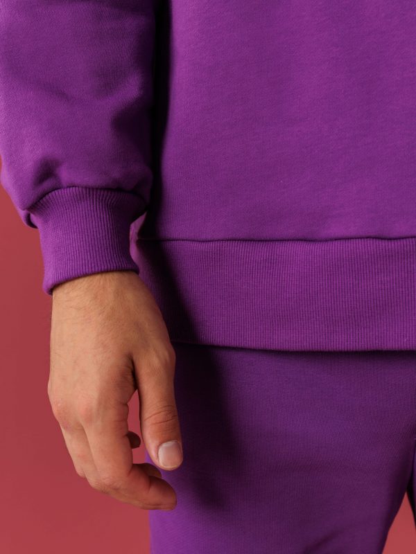свитшот мужской фиолетовый