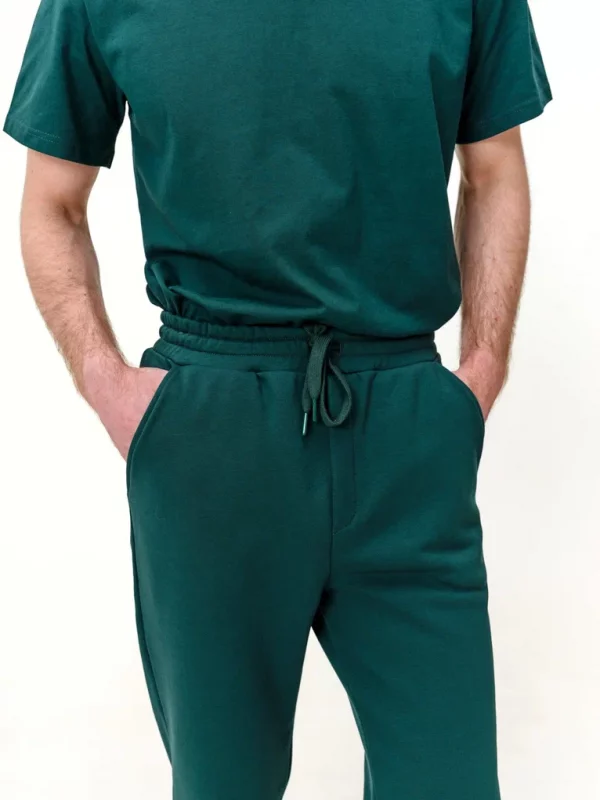 брюки мужские зеленые