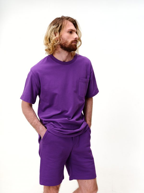 шорты мужские фиолет